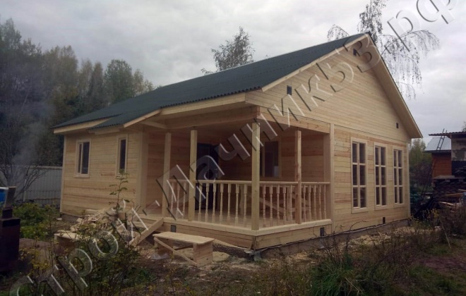1 Брусовой дом ОД-11, 9×9, 81 м², Владимирская область, Александровский район,  Город Струнино (9)